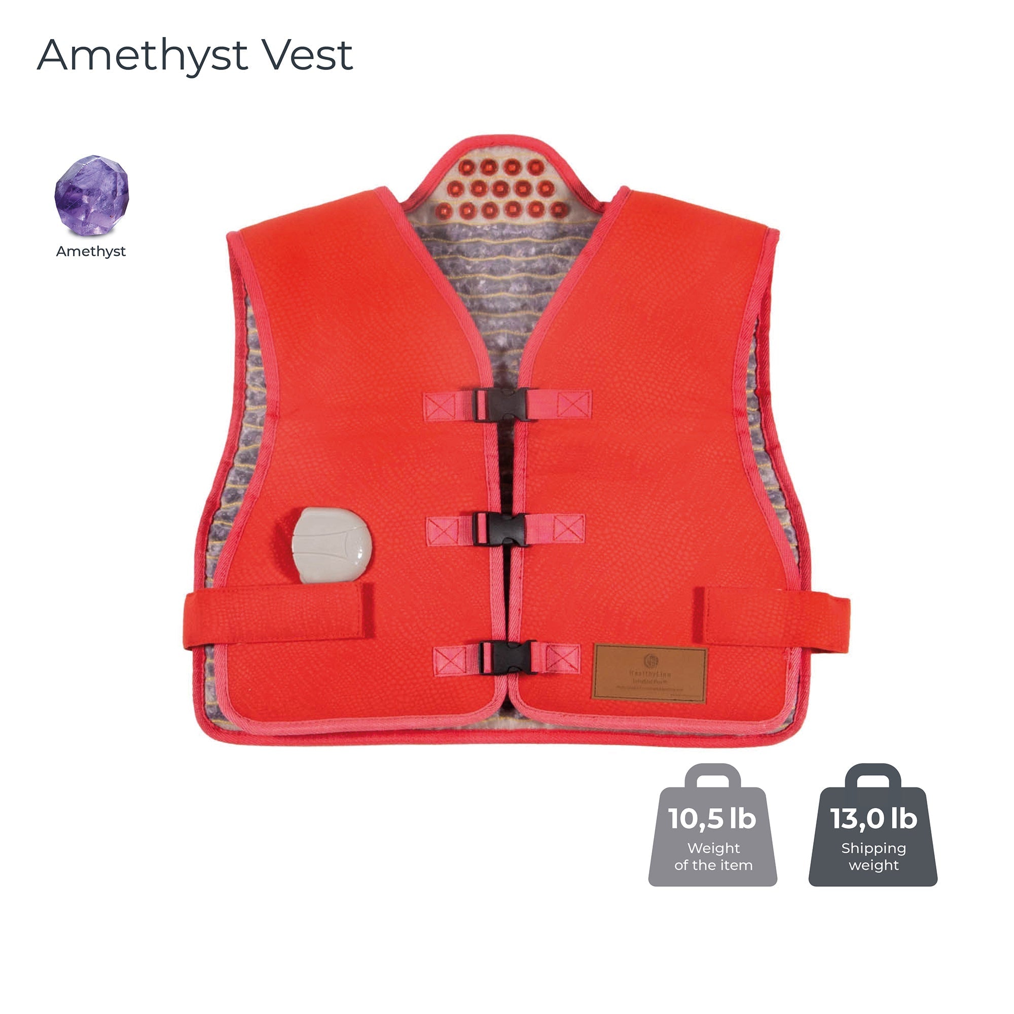 Amethyst Vest Soft | Photon PEMF InfraMat Pro®