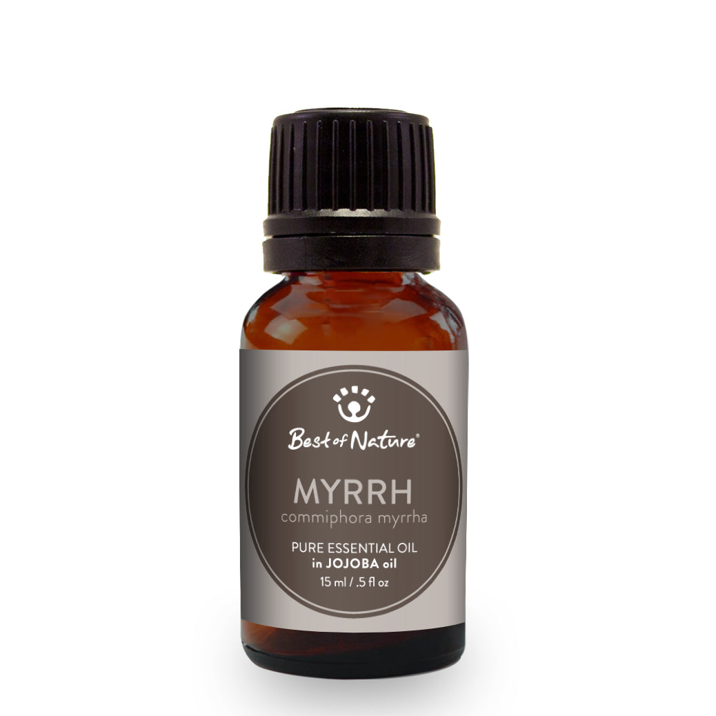 Best of Nature Myrrh Essential Oil blended with Jojoba Oil