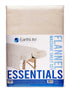 Earthlite Essentials 3 piece flannelt sheet set in Natural