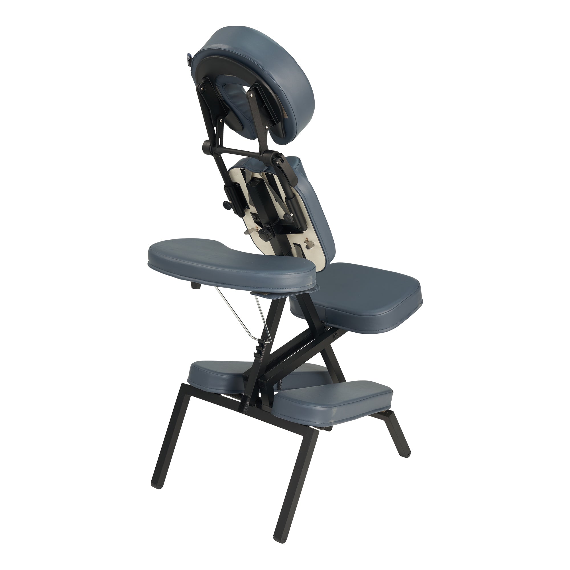 Master Massage The PROFESSIONAL Portable Massage Chair Package with Wheeled Case, Royal Blue