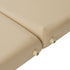 Master Massage 28" Argo Portable Massage Table Package in Cream Upholstery with Walnut Legs