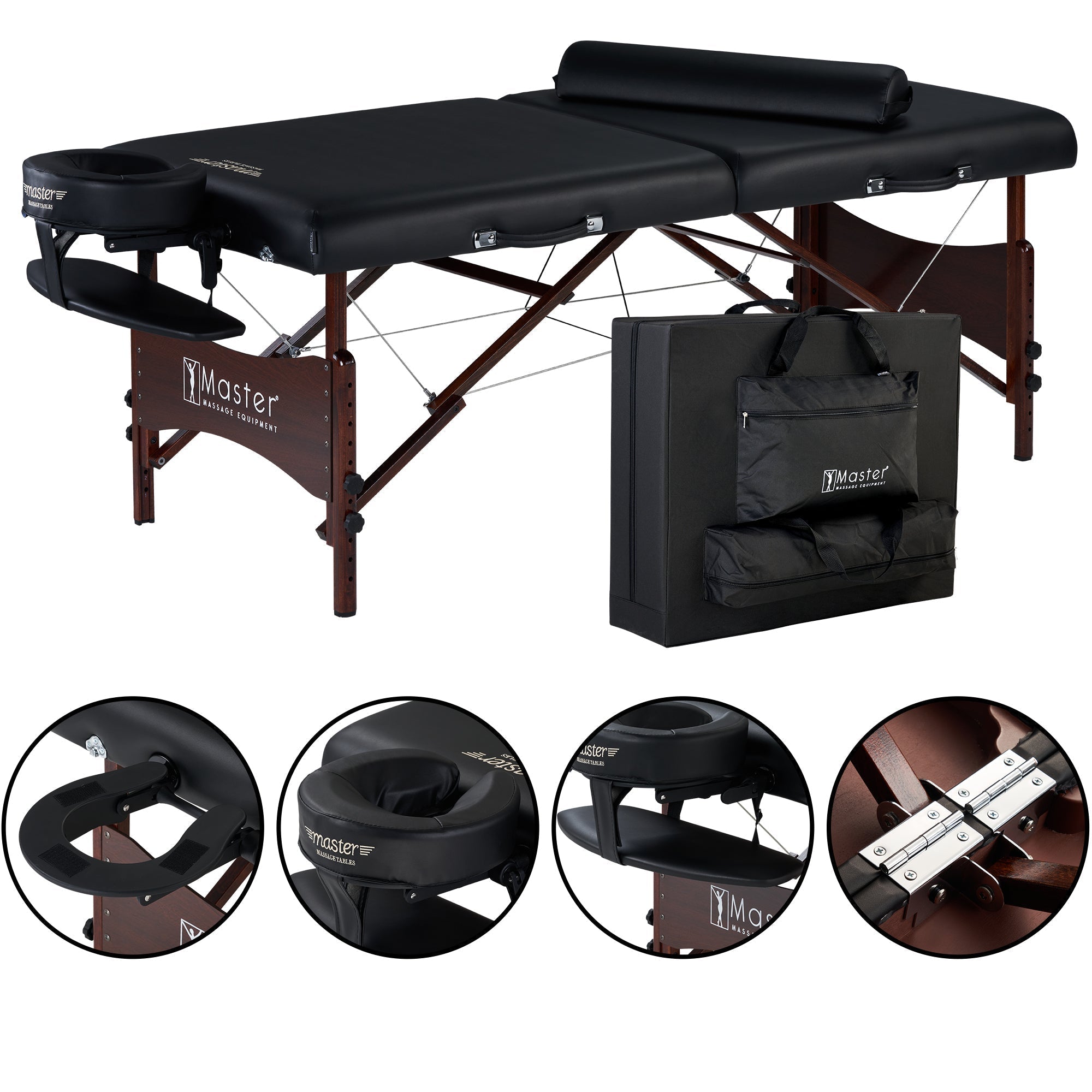 Master Massage 30" Roma II Portable Massage Table Deluxe Package