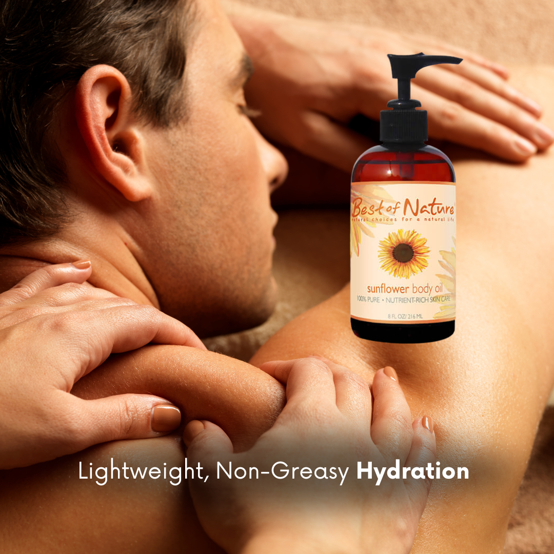 Sunflower Massage & Body Oil - 100% Pure