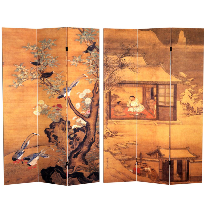 Chinese Landscapes Art Print Screen (Canvas/Double Sided)