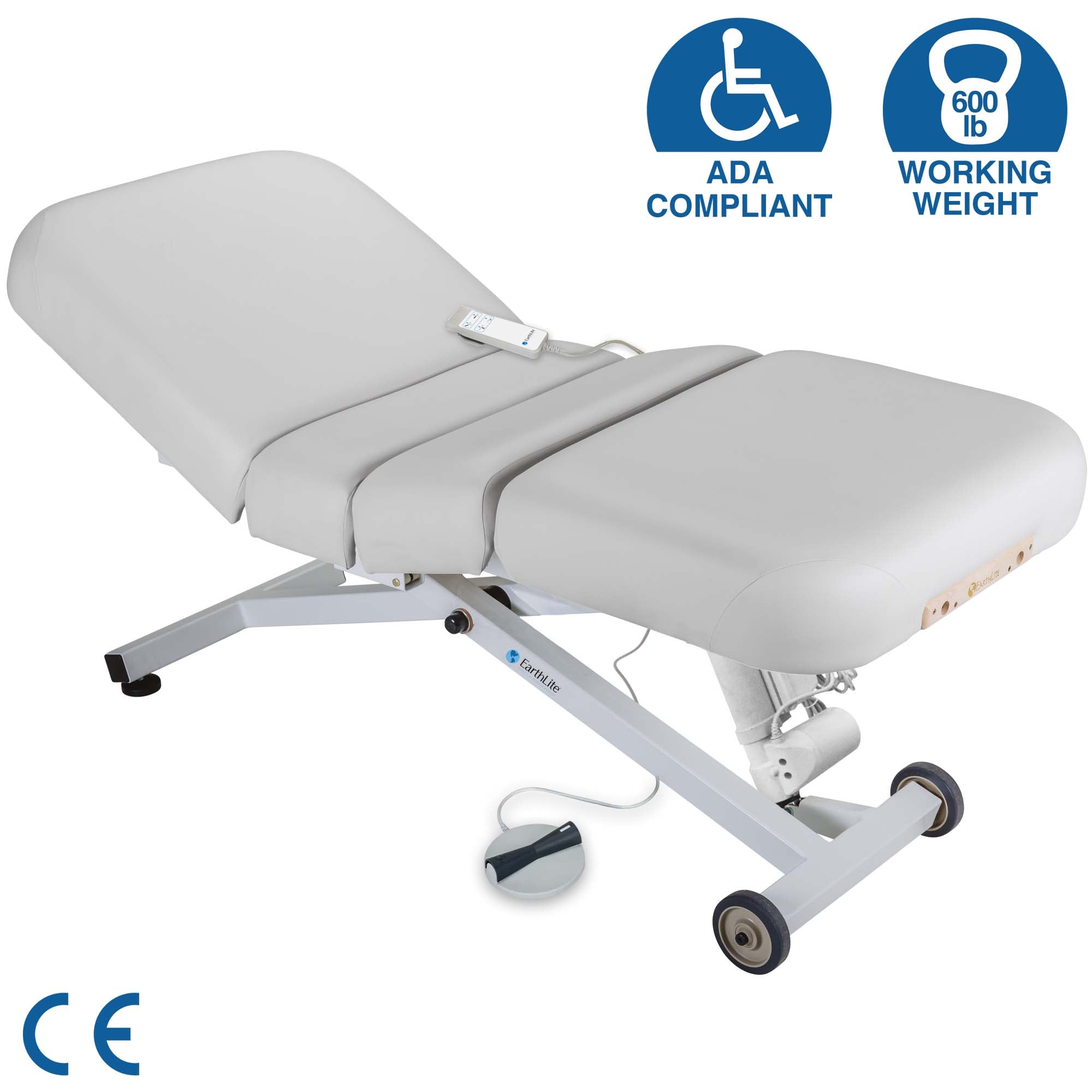 Ellora Electric Lift Massage Table with Electric Assist Salon Top - Earthlite