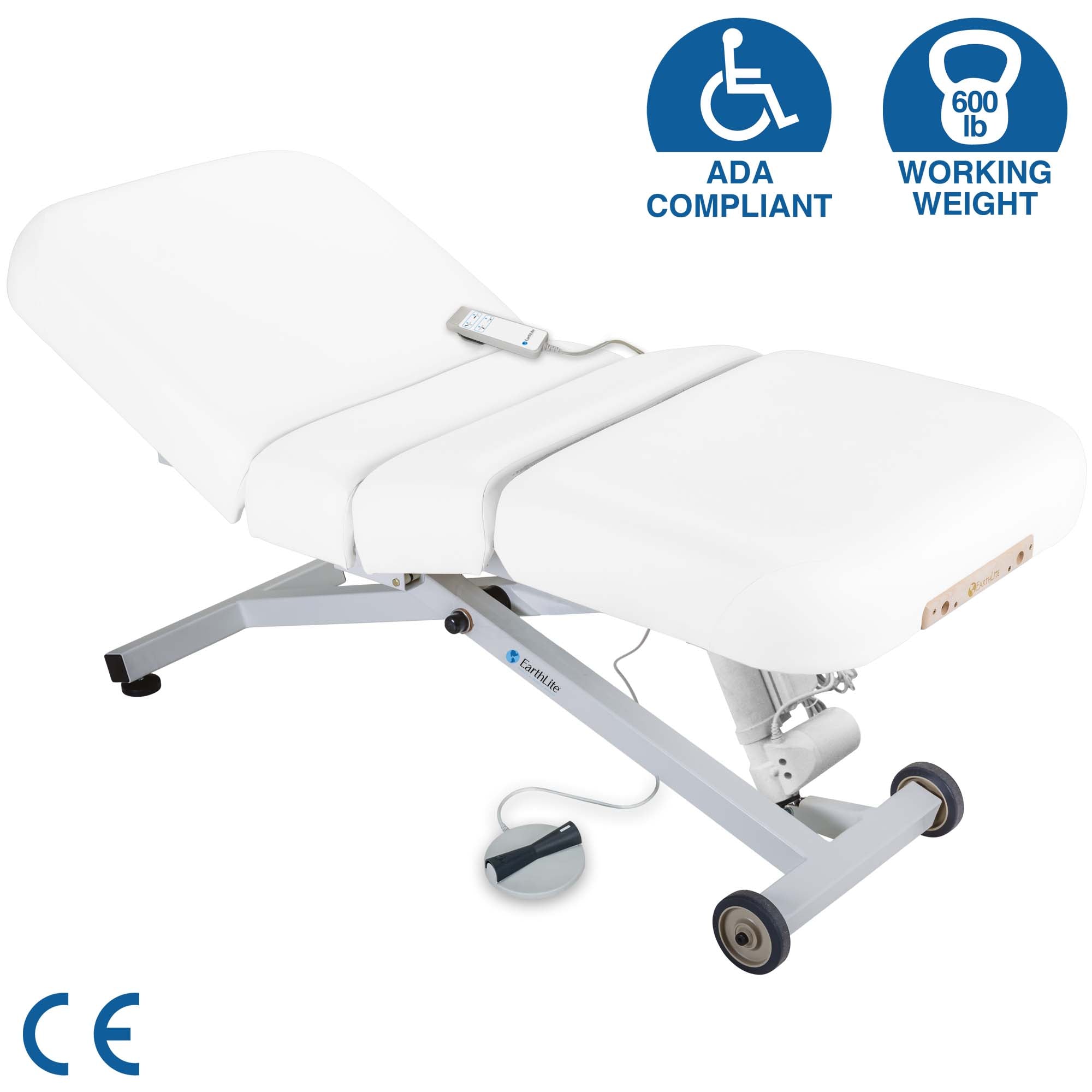 Ellora Electric Lift Massage Table with Electric Assist Salon Top - Earthlite