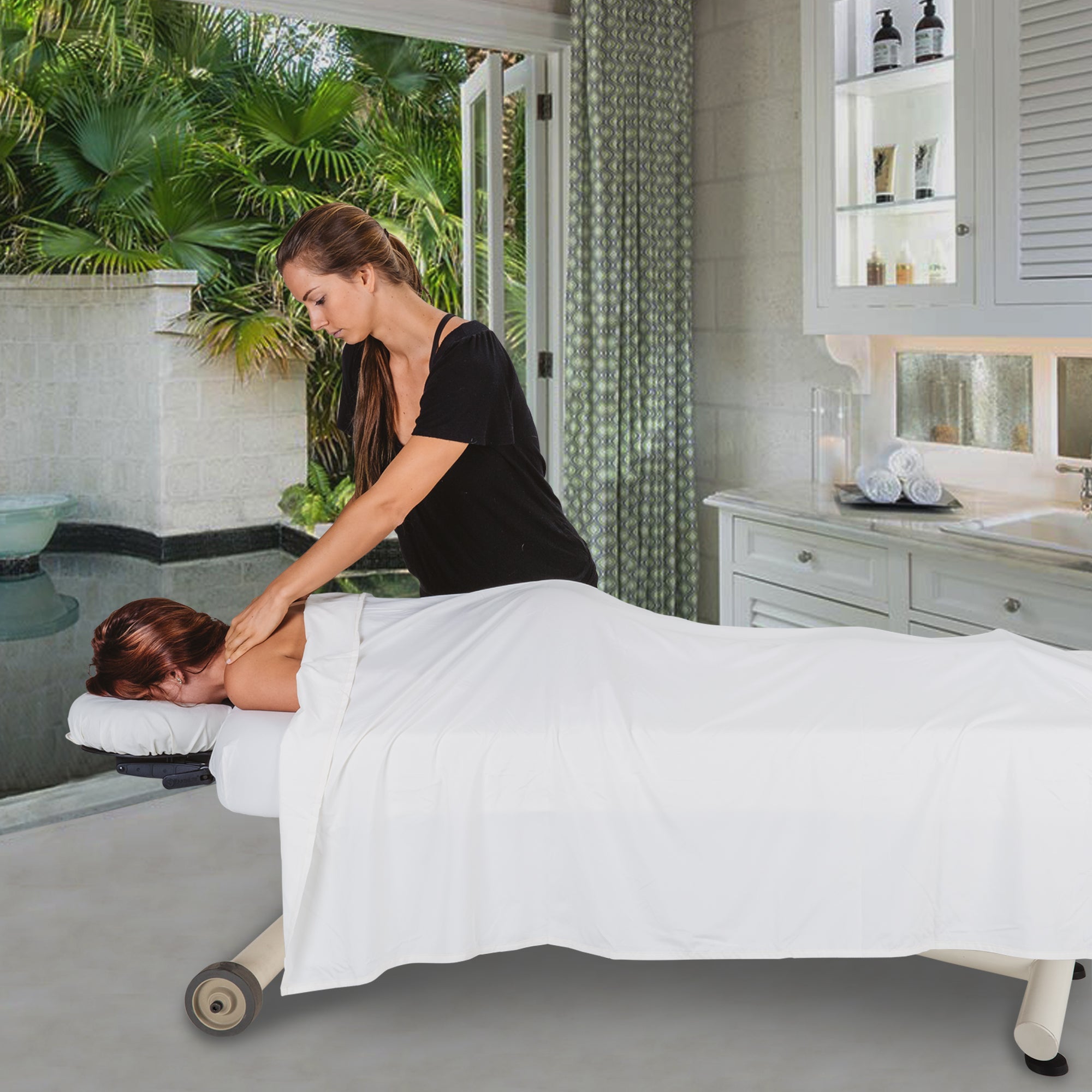 Ellora Vista Electric Lift Flat Top Massage Table - Earthlite