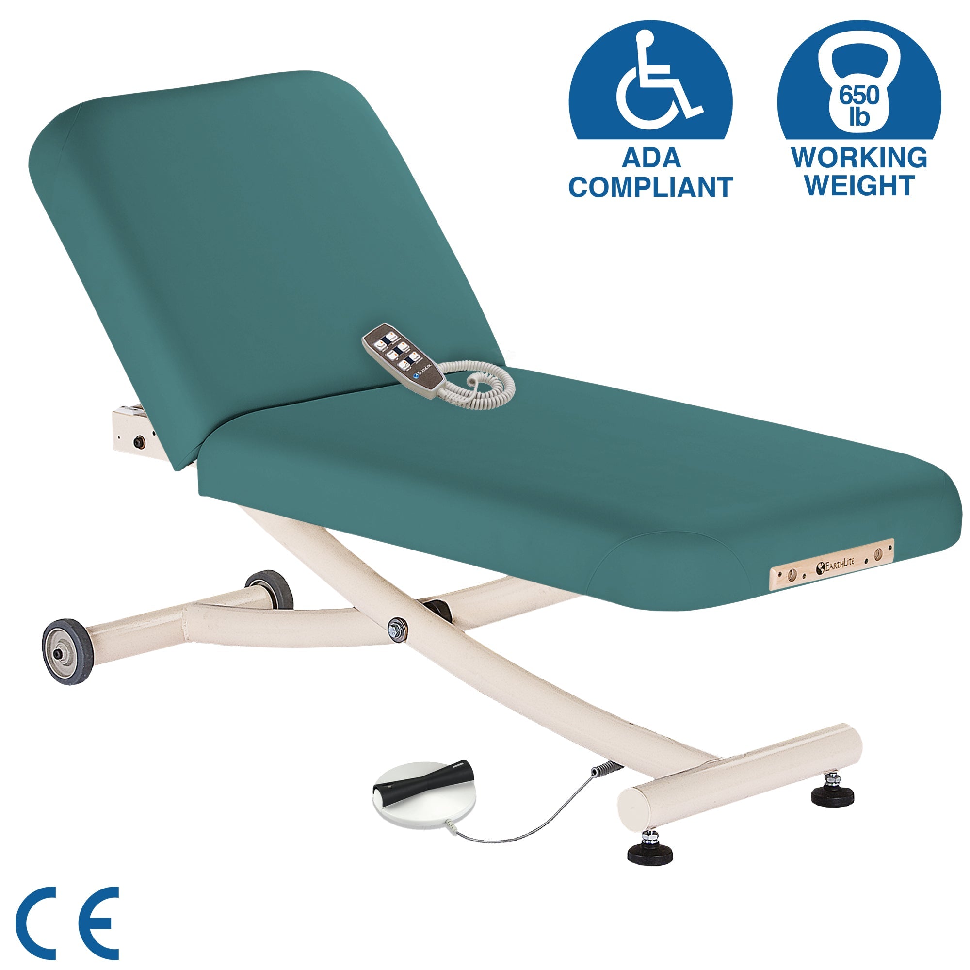 Ellora Vista Electric Lift Tilt Top Massage Table - Earthlite