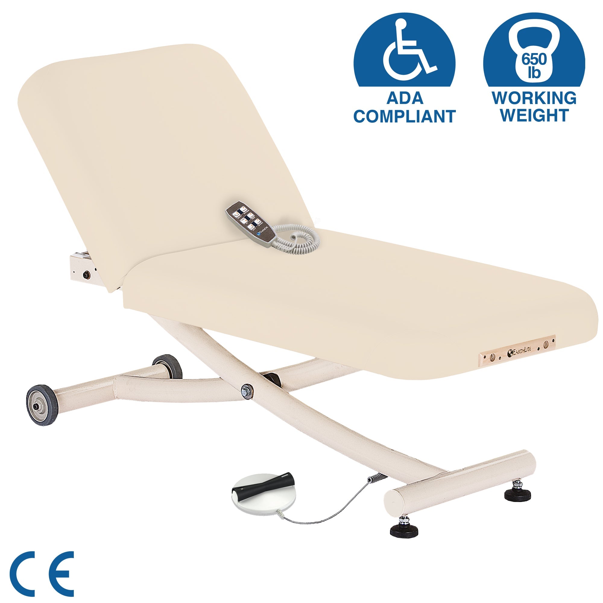 Ellora Vista Electric Lift Tilt Top Massage Table - Earthlite