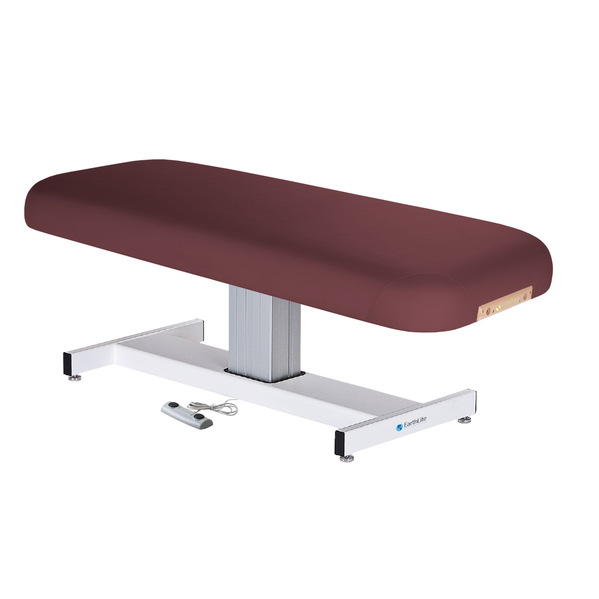 Everest Pedestal Electric Lift Flat Top Massage Table - Earthlite