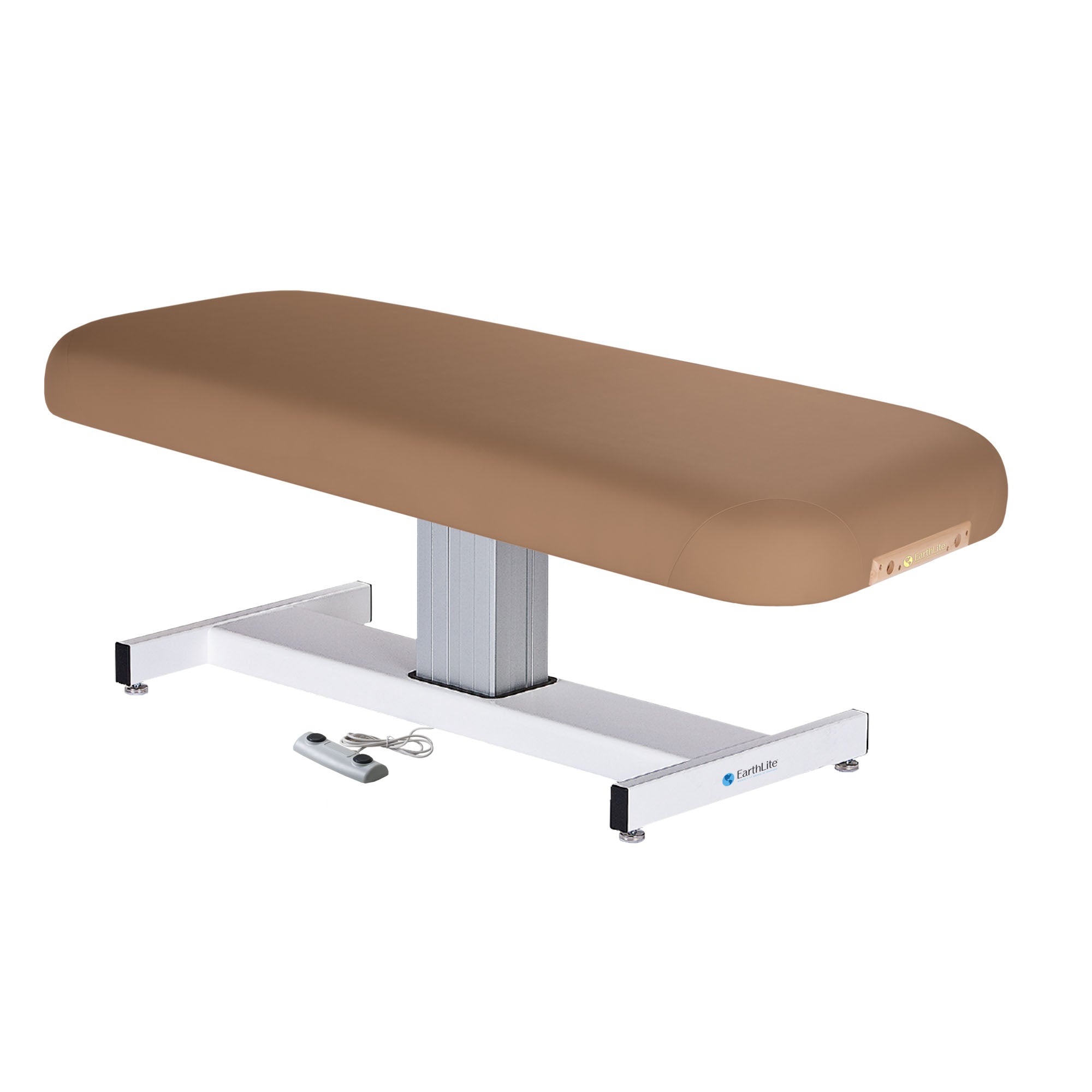 Everest Pedestal Electric Lift Flat Top Massage Table - Earthlite