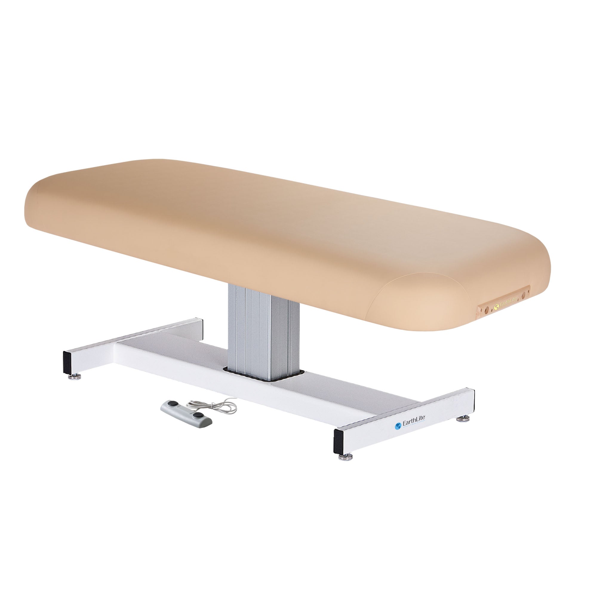 Everest Pedestal Electric Lift Flat Top Massage Table - Earthlite