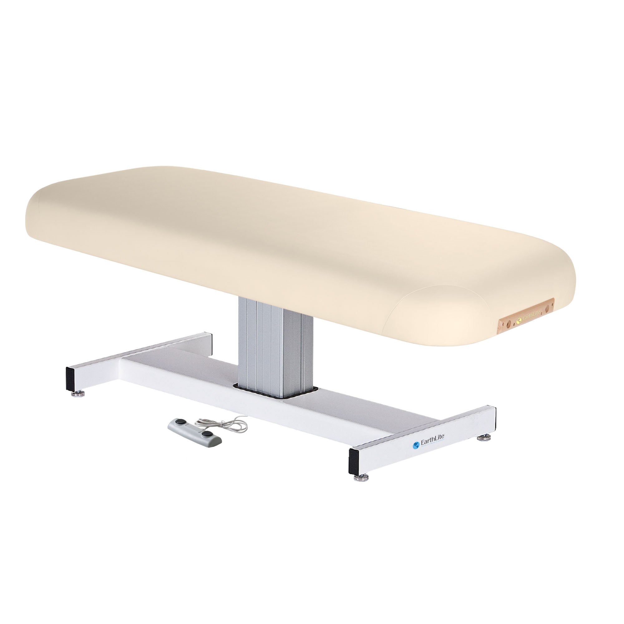 Everest Pedestal Electric Lift Flat Top Massage Table - Earthlite