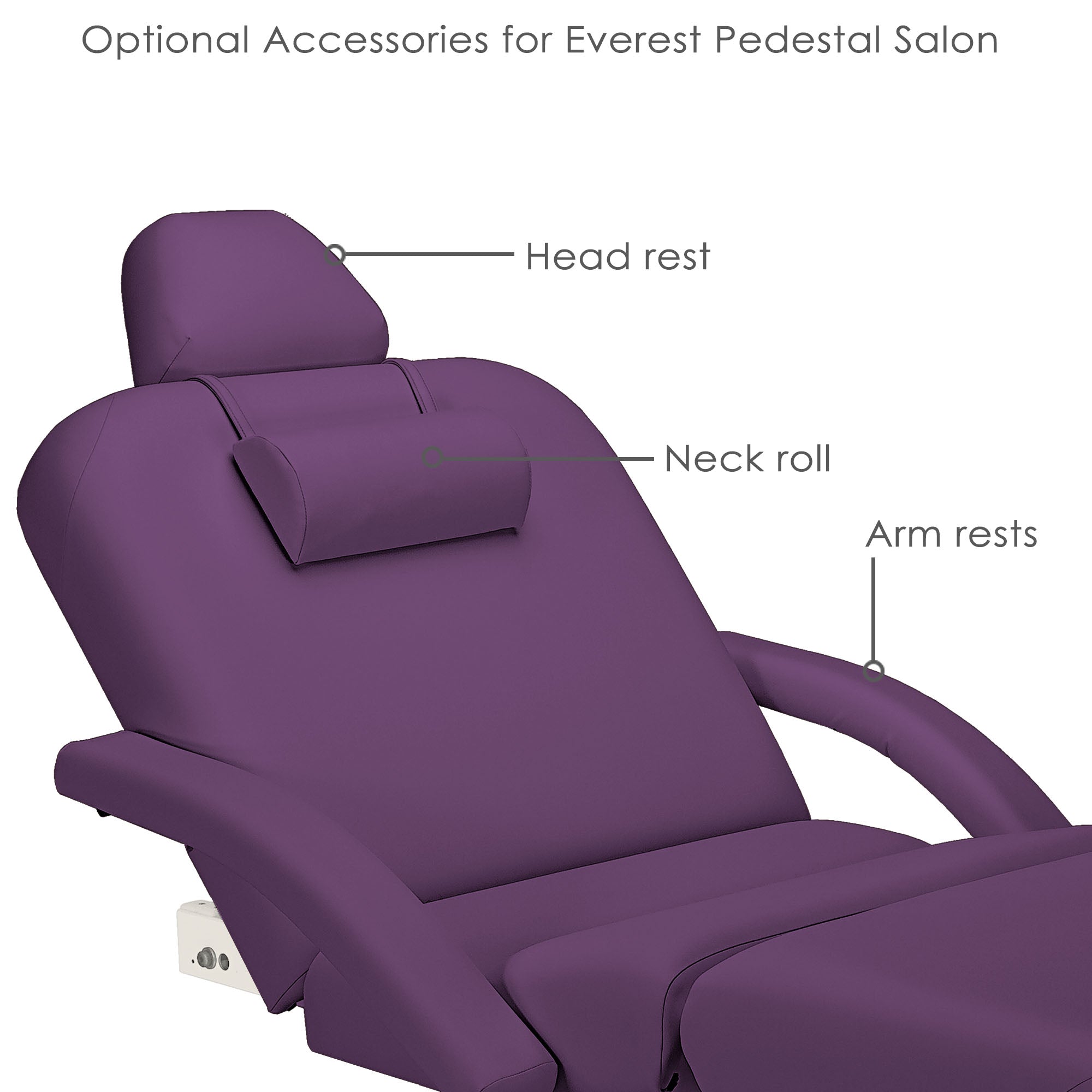 Everest Pedestal Electric Lift Salon Top Massage Table - Earthlite