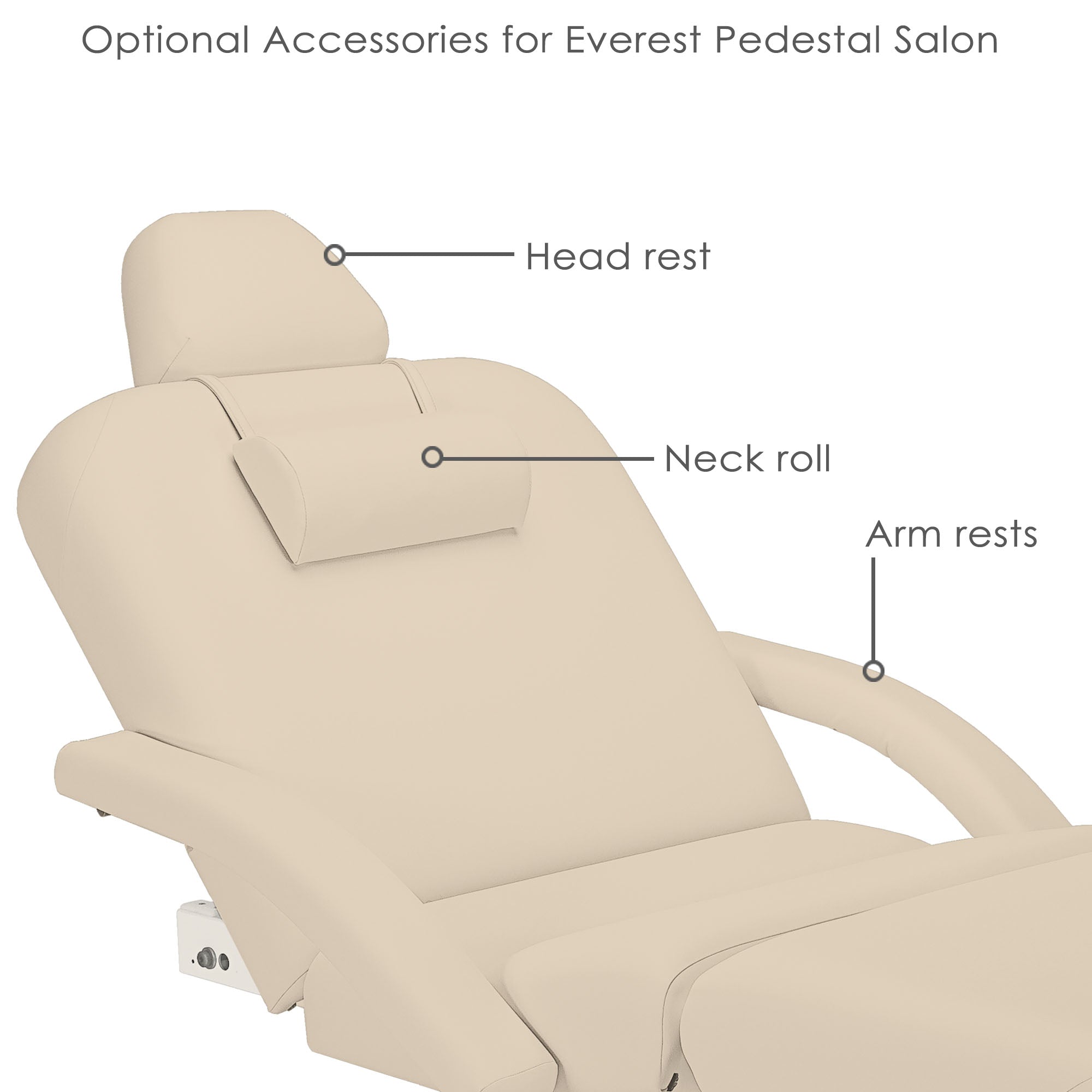 Everest Pedestal Electric Lift Salon Top Massage Table - Earthlite