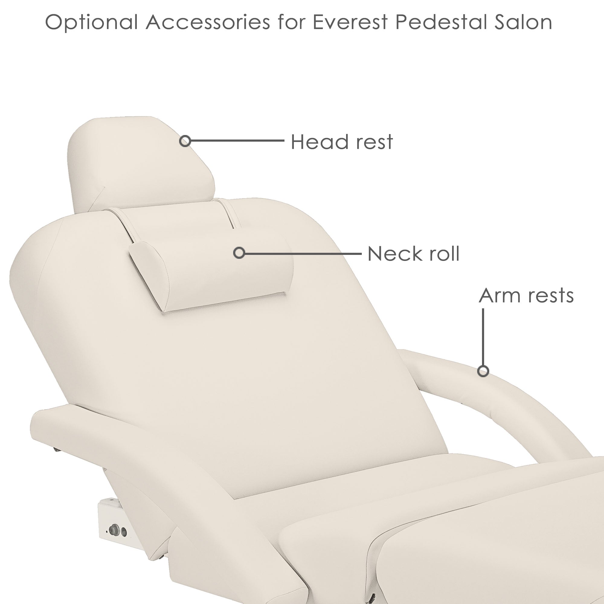 Everest Pedestal Electric Lift Salon Top Massage Table - Earthlite