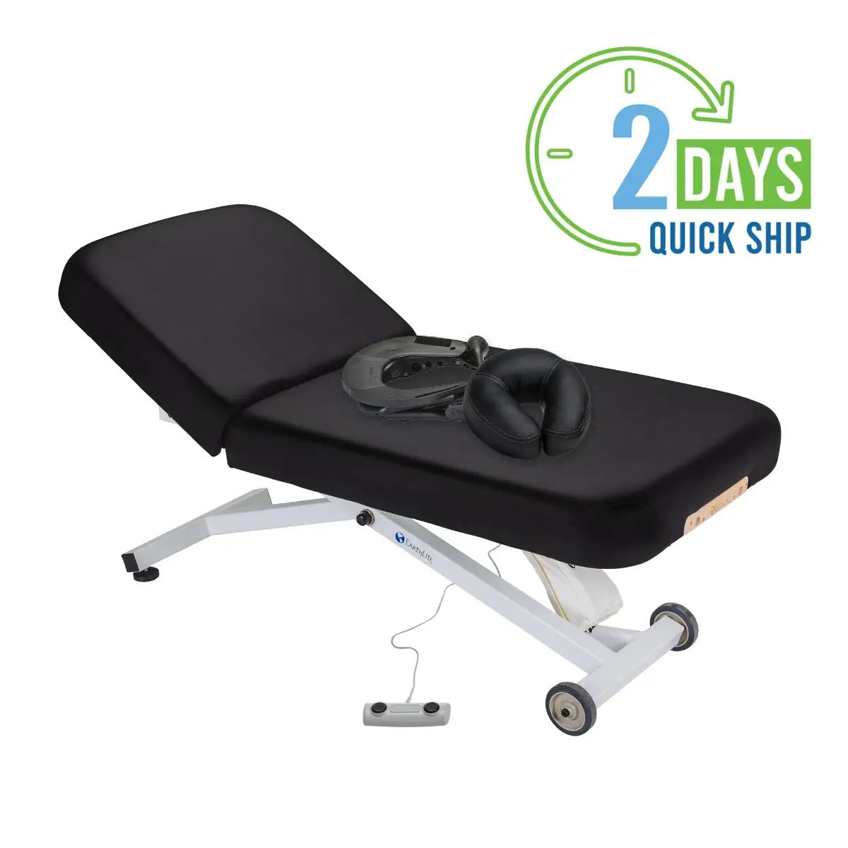 Ellora Electric Lift Massage Table - Quick Ship with Free Flex Rest Face Cradle & Strata Face Pillow - Earthlite