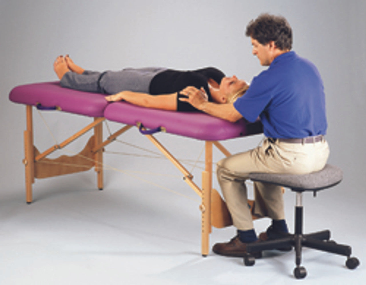 New Wave II Hardwood Massage Table - Pisces